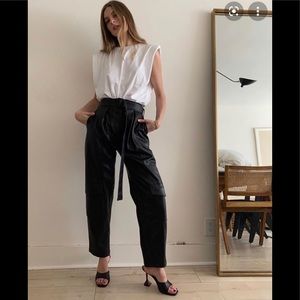 NWT Zara Shoulder Pad Top M